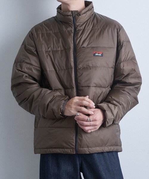 NANGA ATLダウン ジップブルゾン ブラウンXL 春ダウン 美品 NANGA（ナンガ） ダウンジャケット ダウン 「NANGA」ATL DOWN BLOUSON