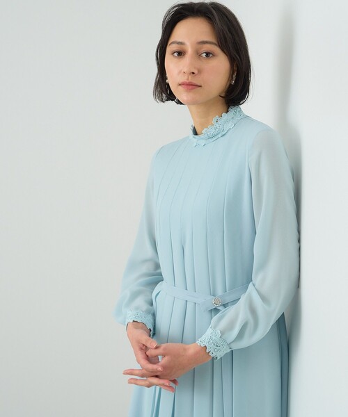 ANAYI（アナイ） 長袖ワンピース 38 オフホワイト レディース