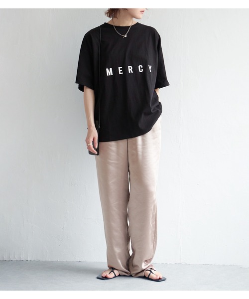 「notch.」 イージーパンツ TM ネイビー レディース_画像5