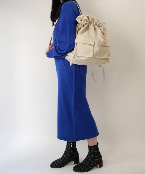 「CURI BISCUI」 2WAYバッグ FREE グレー レディース_画像7