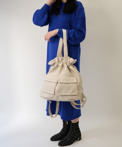 「CURI BISCUI」 2WAYバッグ FREE グレー レディース_画像8