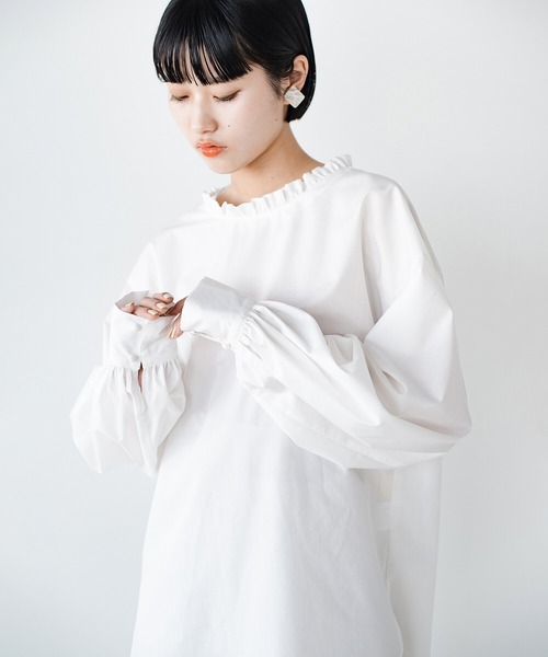 「haco!」 長袖ブラウス LARGE ブラック レディース_画像5