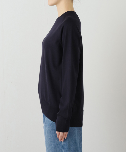 ニット セーター *OPTIMO クルーネック プルオーバー レディースの画像