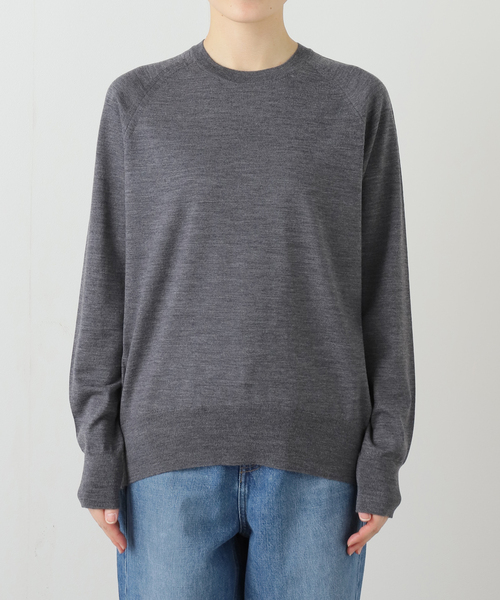 ニット セーター *OPTIMO クルーネック プルオーバー レディースの画像