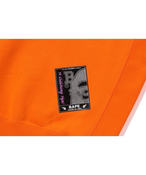 「Mr. BATHING APE」 プルオーバーパーカー MEDIUM ブラック メンズ_画像7