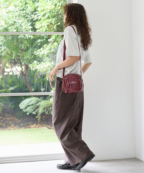 PBLIM ショルダーバッグ バッグ 「UNISEX/8個ポケットで収納可能」8