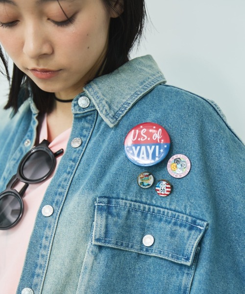 MIRROR STOKE バッジ 「ZOZO限定」ASSORTMENT DESIGN CAN BADGE SET