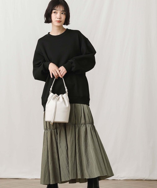 「Gready Brilliant」 「anana」ドッキングワンピース FREE チャコールグレー レディース_画像3