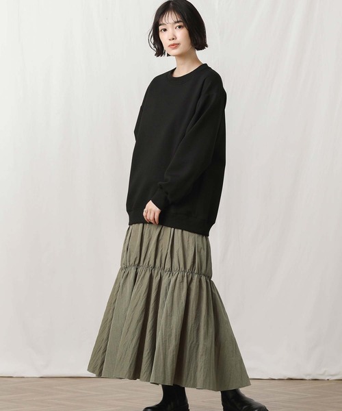 「Gready Brilliant」 「anana」ドッキングワンピース FREE チャコールグレー レディース_画像4