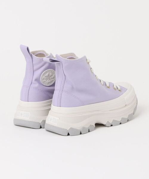 「CONVERSE」 ハイカットスニーカー 5h パープル レディース_画像2