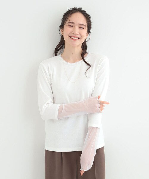 SHOO・LA・RUE（シューラルー） tシャツ 「S-LL」レイヤードスタイルに