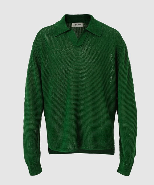 ポロシャツ Cotton knit polo メンズの画像