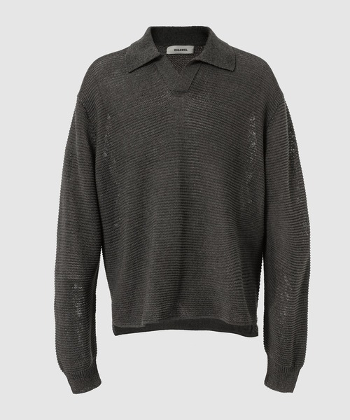 ポロシャツ Cotton knit polo メンズの画像