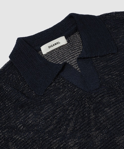 ポロシャツ Cotton knit polo メンズの画像