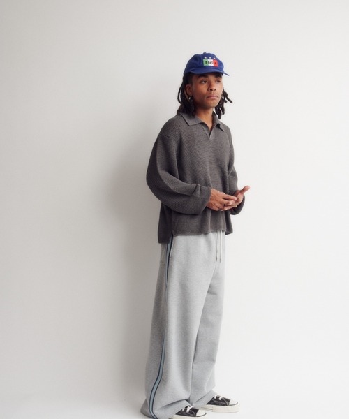 ポロシャツ Cotton knit polo メンズの画像