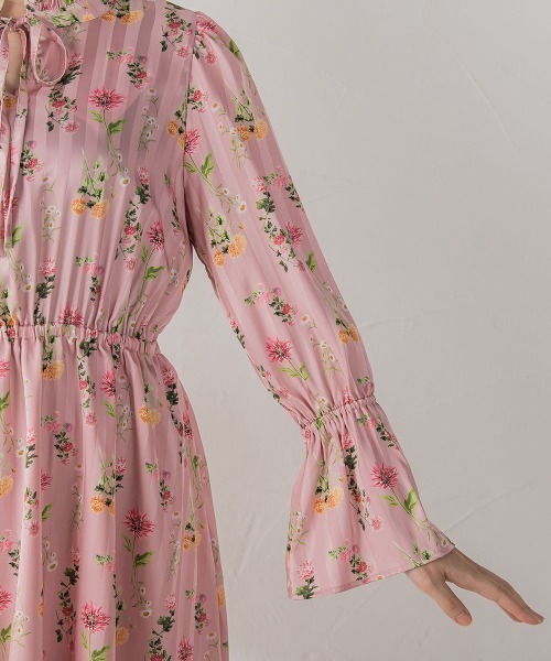「ketty」 長袖ワンピース M ブラウン レディース_画像6