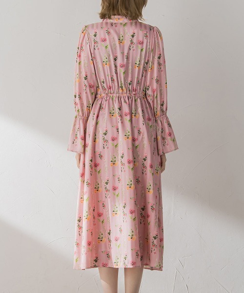 「ketty」 長袖ワンピース M ブラウン レディース_画像7