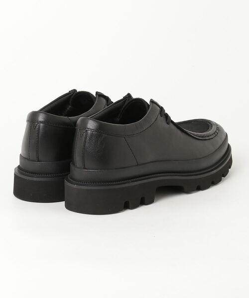 「Clarks」 レザーシューズ UK7.5 ブラック メンズの画像