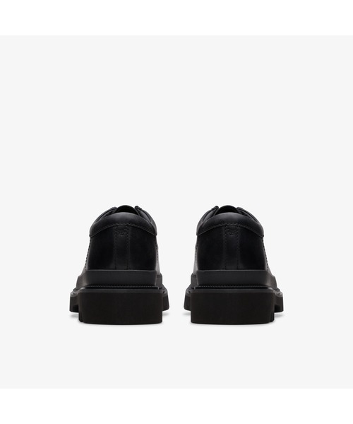 「Clarks」 レザーシューズ UK7.5 ブラック メンズの画像