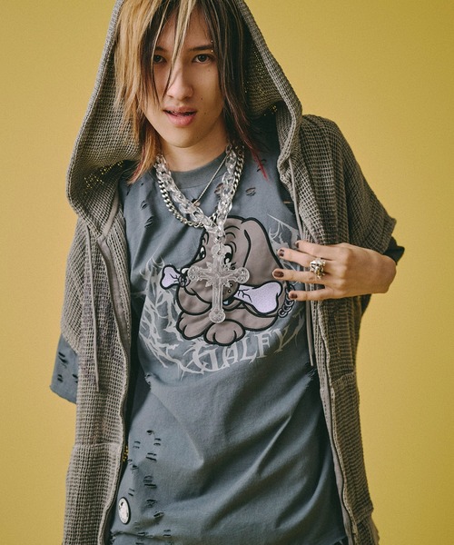 GALFY（ガルフィー） パーカー 「GALFY/ガルフィー」病みに透けし