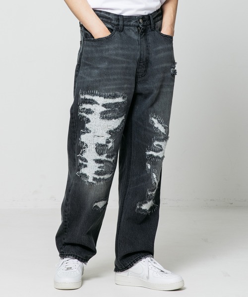 「XLARGE」 デニムパンツ 36inch ライトインディゴブルー メンズの画像