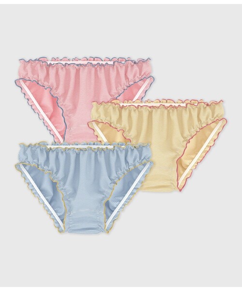 PETIT BATEAU（プチバトー） ショーツ ジュニアショーツ ミラレ
