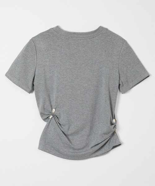 tシャツ Stone Pinched Lyocel Tee / ストーンピンチリヨセルティー レディースの画像
