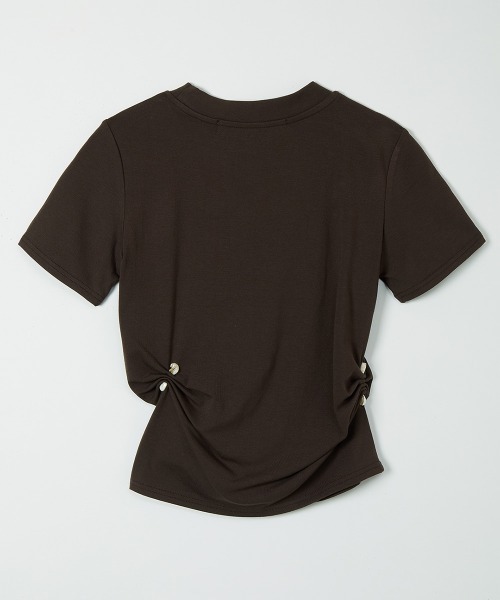 tシャツ Stone Pinched Lyocel Tee / ストーンピンチリヨセルティー レディースの画像