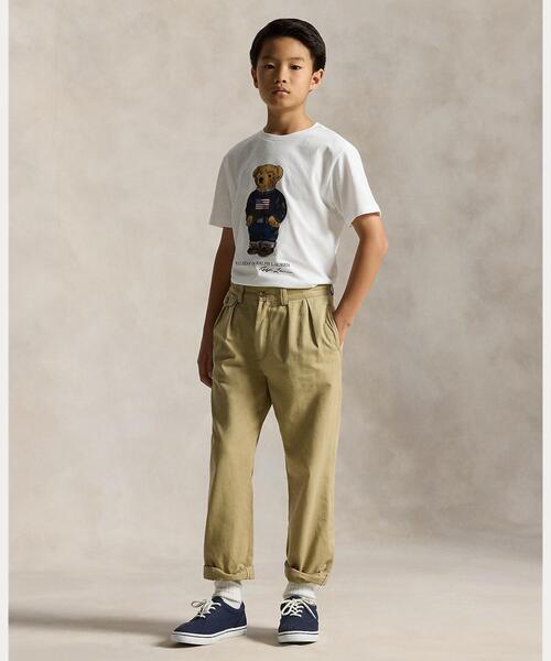 tシャツ Polo ベア コットン ジャージー Tシャツ キッズ 子供服 男の子の画像