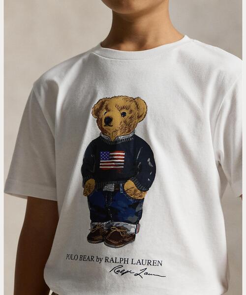 tシャツ Polo ベア コットン ジャージー Tシャツ キッズ 子供服 男の子の画像