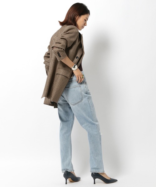 「AGOLDE」 デニムパンツ 26inch ライトブルー レディース_画像4
