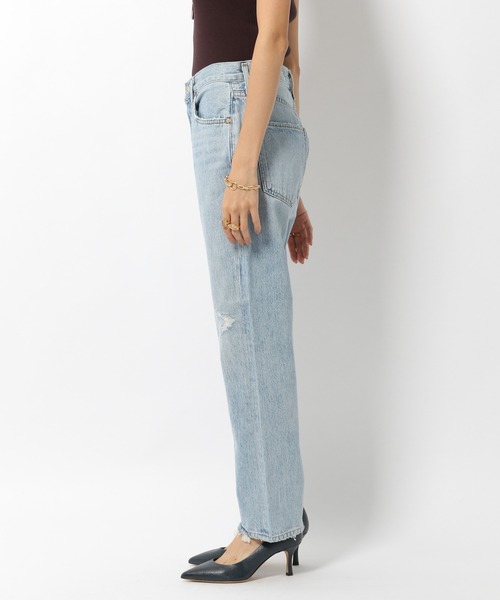 「AGOLDE」 デニムパンツ 26inch ライトブルー レディース_画像8