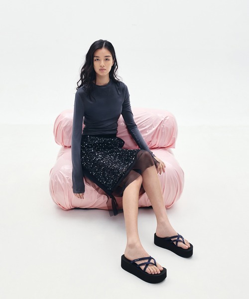 CHARLES ＆ KEITH（チャールズ&キース） 厚底 サンダル Levy レヴィー