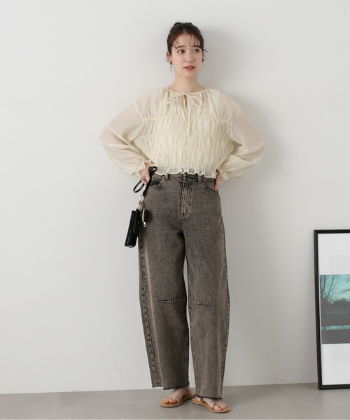 「N.(N. Natural Beauty Basic)」 デニムパンツ SMALL ブルー レディース_画像3
