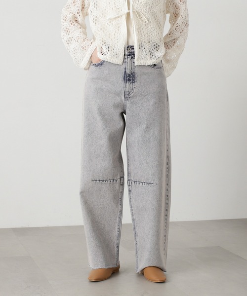 「N.(N. Natural Beauty Basic)」 デニムパンツ SMALL ブルー レディース_画像7