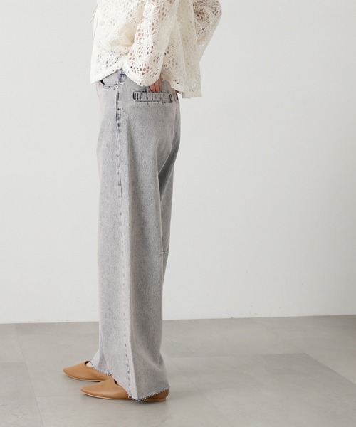 「N.(N. Natural Beauty Basic)」 デニムパンツ SMALL ブルー レディース_画像8