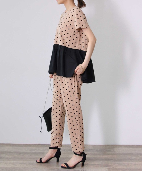 「TITE IN THE STORE」 パンツ 36 ベージュ レディース_画像4