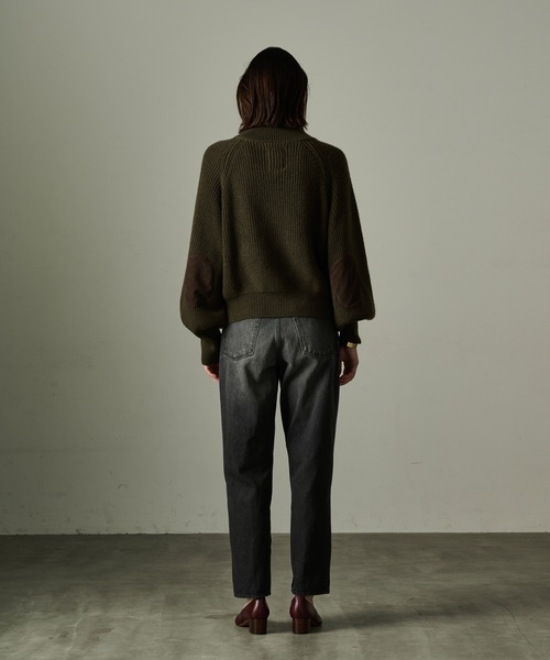 「kha:ki」 デニムパンツ 1 インディゴブルー レディース_画像9