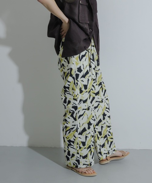 「SENSE OF PLACE by URBAN RESEARCH」 イージーパンツ MEDIUM グリーン系その他 レディース_画像4