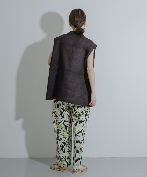 「SENSE OF PLACE by URBAN RESEARCH」 イージーパンツ MEDIUM グリーン系その他 レディース_画像6