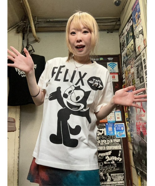 tシャツ FELIX THE CAT（COMICバニラホワイト） メンズ : ZOZOTOWN