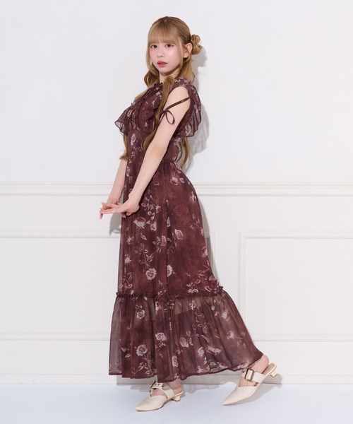 apres jour（アプレジュール） ノースリーブワンピース MEDIUM レッド