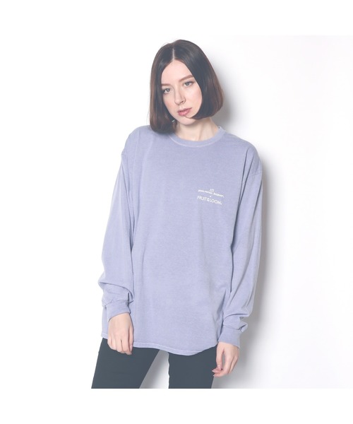 tシャツ 「FRUIT OF THE LOOM/フルーツオブザルーム」 FTL×BASQUIAT LS TEEシャツ レディース メンズ FRUIT OF THE LOOM tシャツ 「FRUIT LOOM/フルーツオブザルーム