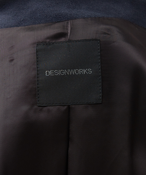 DESIGNWORKS 革ジャン ライダース ゴートスウェード ジャケット メンズ 