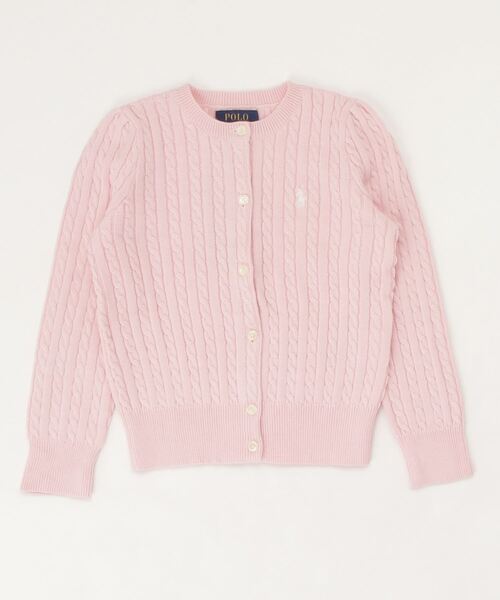 ralph lauren kids ミニケーブル コットン カーディガン キッズ Polo Ralph Lauren Childrenswear カーディガン ミニ ケーブル