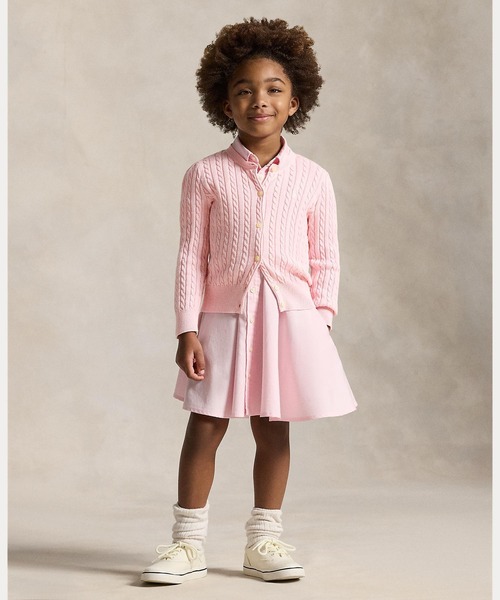 す　ポロラルフローレン ミニケーブル コットン Polo Ralph Lauren Childrenswear ラルフローレン カーディガン ミニ