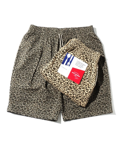 ROOP TOKYO ハーフパンツ パンツ レオパードシェフショーツ メンズ
