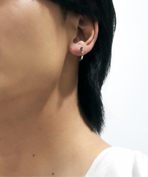 pt900 フープピアス L＆Co. Jewel closet by L&Co. ピアス Pt900 フープ レディース