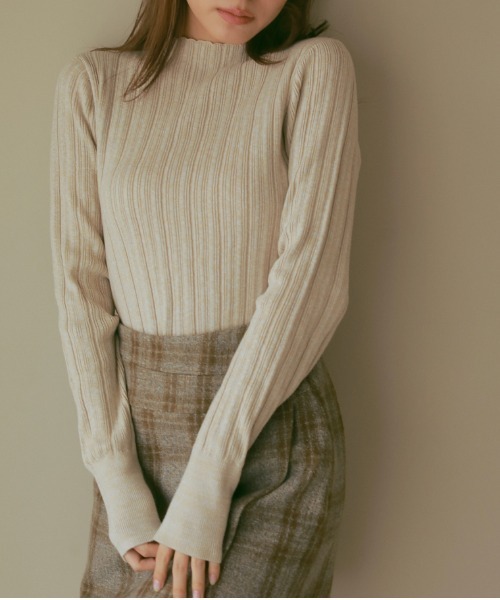 ニット セーター ミックスヤーンニットトップス レディース : ZOZOTOWN