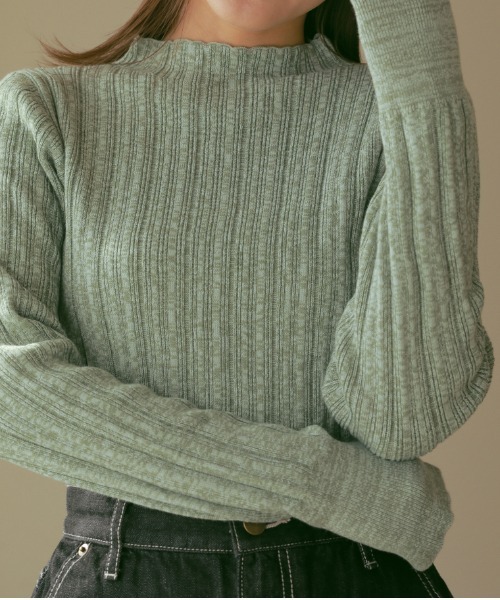 ニット セーター ミックスヤーンニットトップス レディース : ZOZOTOWN